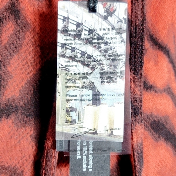 NWT TWENTY MONTREAL Flames Hyper Reality Knit Sweatpants - Picture 4 of 9
